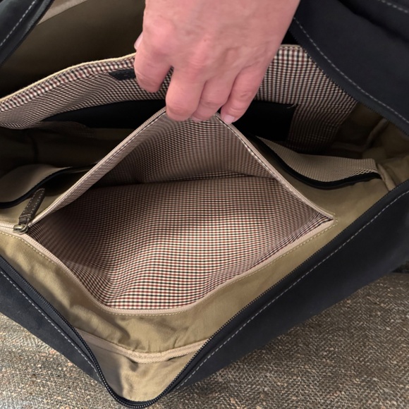 Men's Boconi Overnighter Garmet Bag - Dark Chocolate Brown (Pre Owned) - Picture 12 of 16